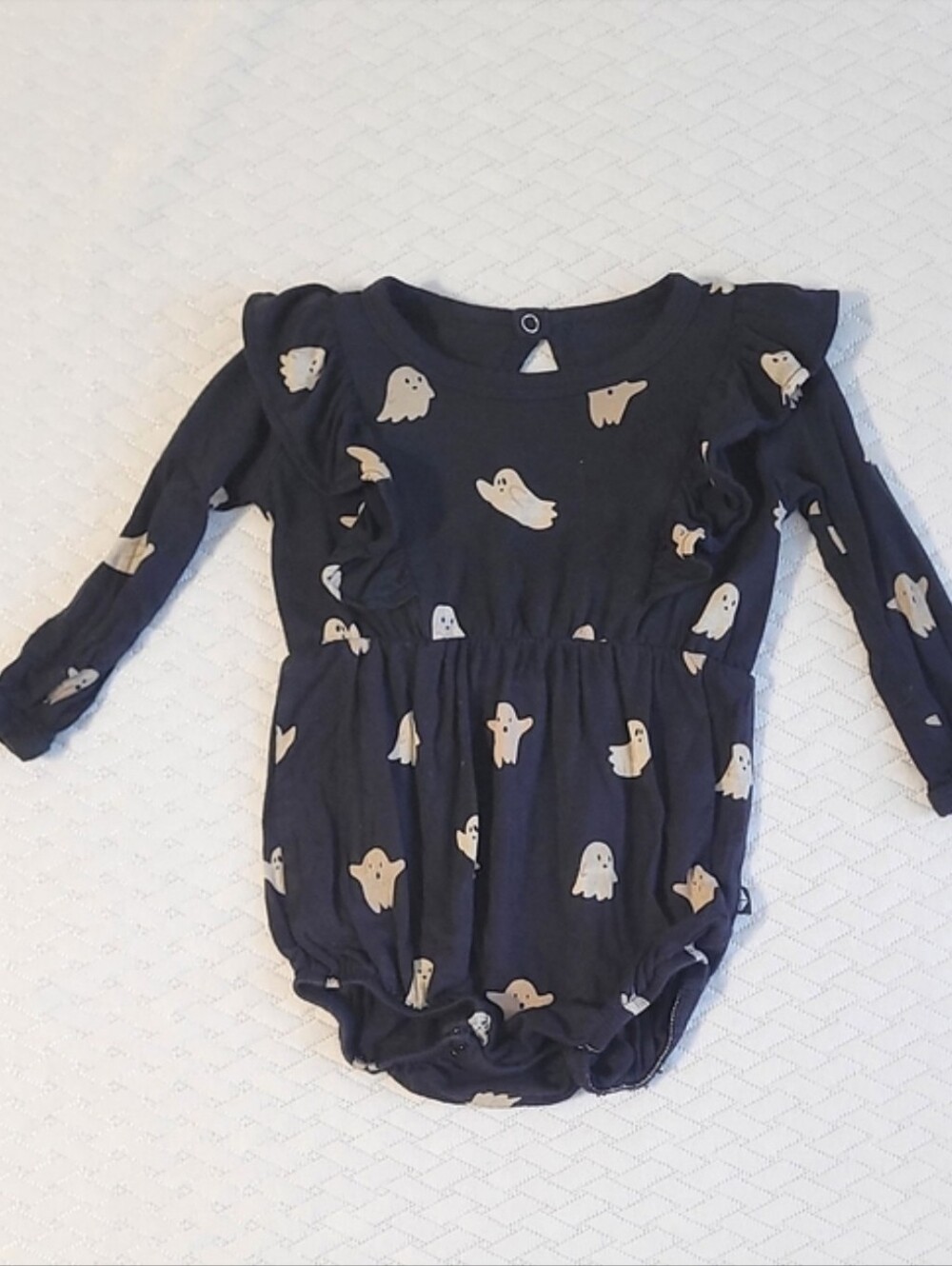 Kyte Baby, Ghost Bubble Romper Onsie, Size 3-6 Months